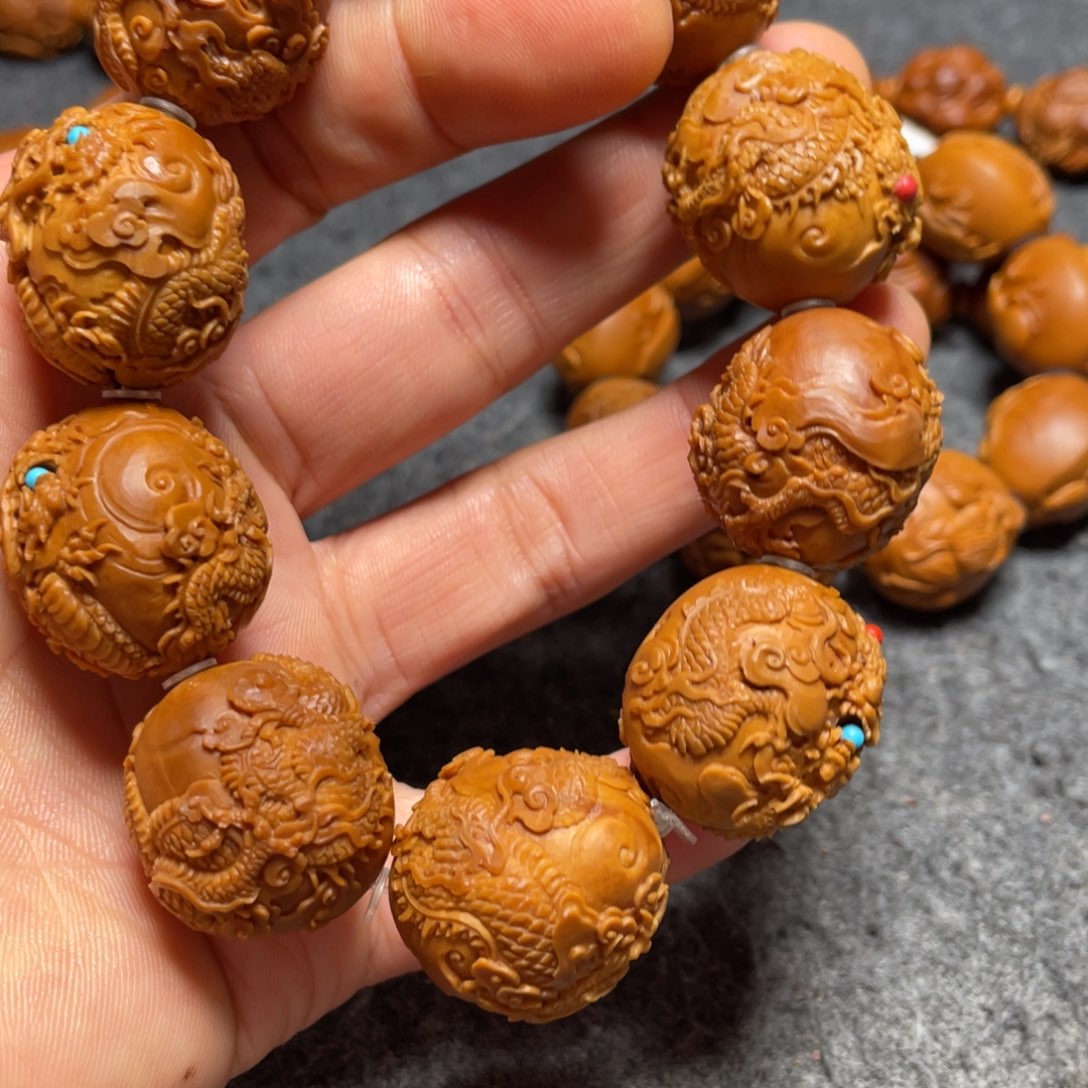 橄榄核手串/手链玩九龙