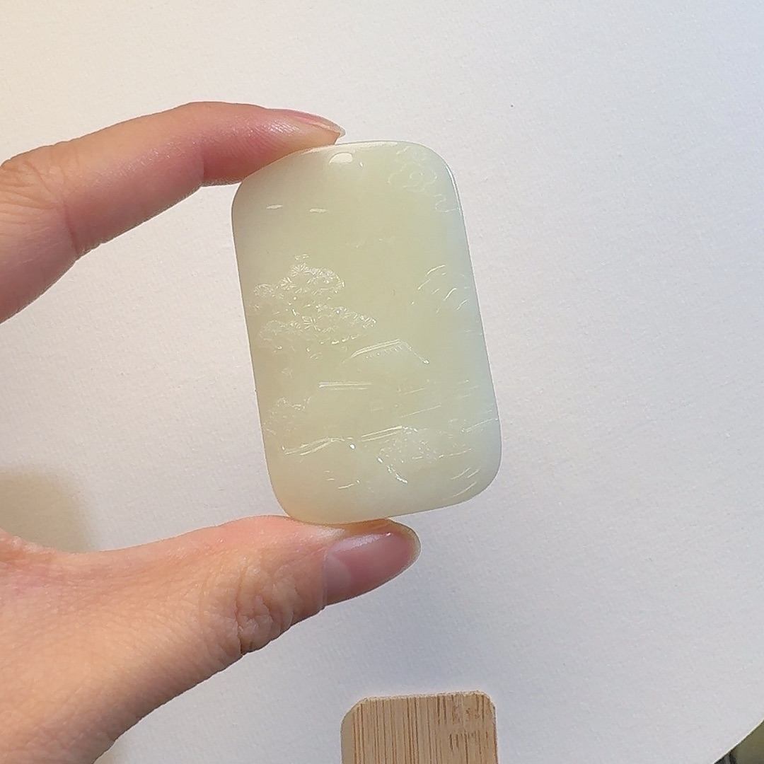 和田玉颈饰未镶嵌Q****P