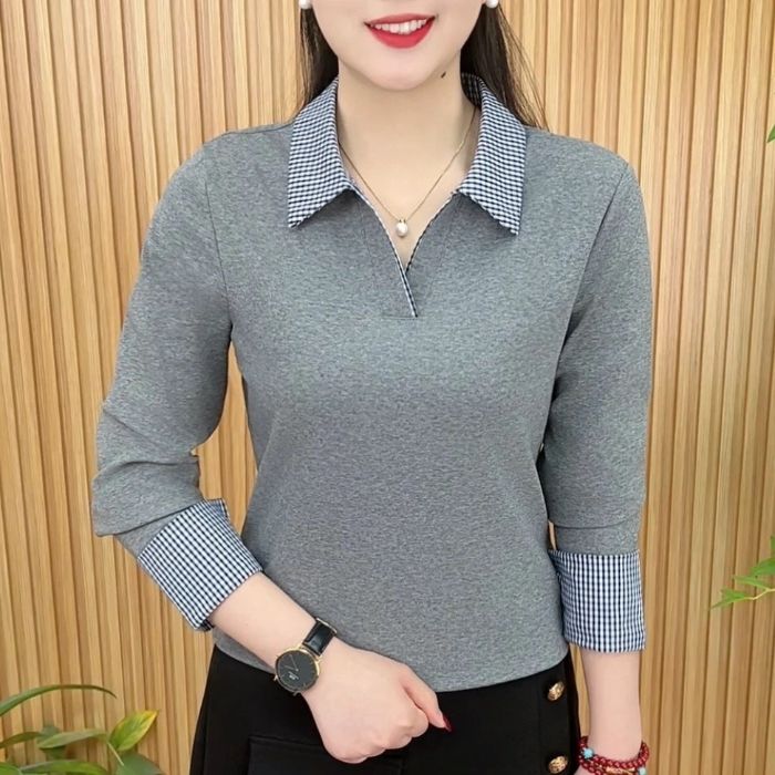 常规款翻领常规常规型中老年女装时尚女装百搭