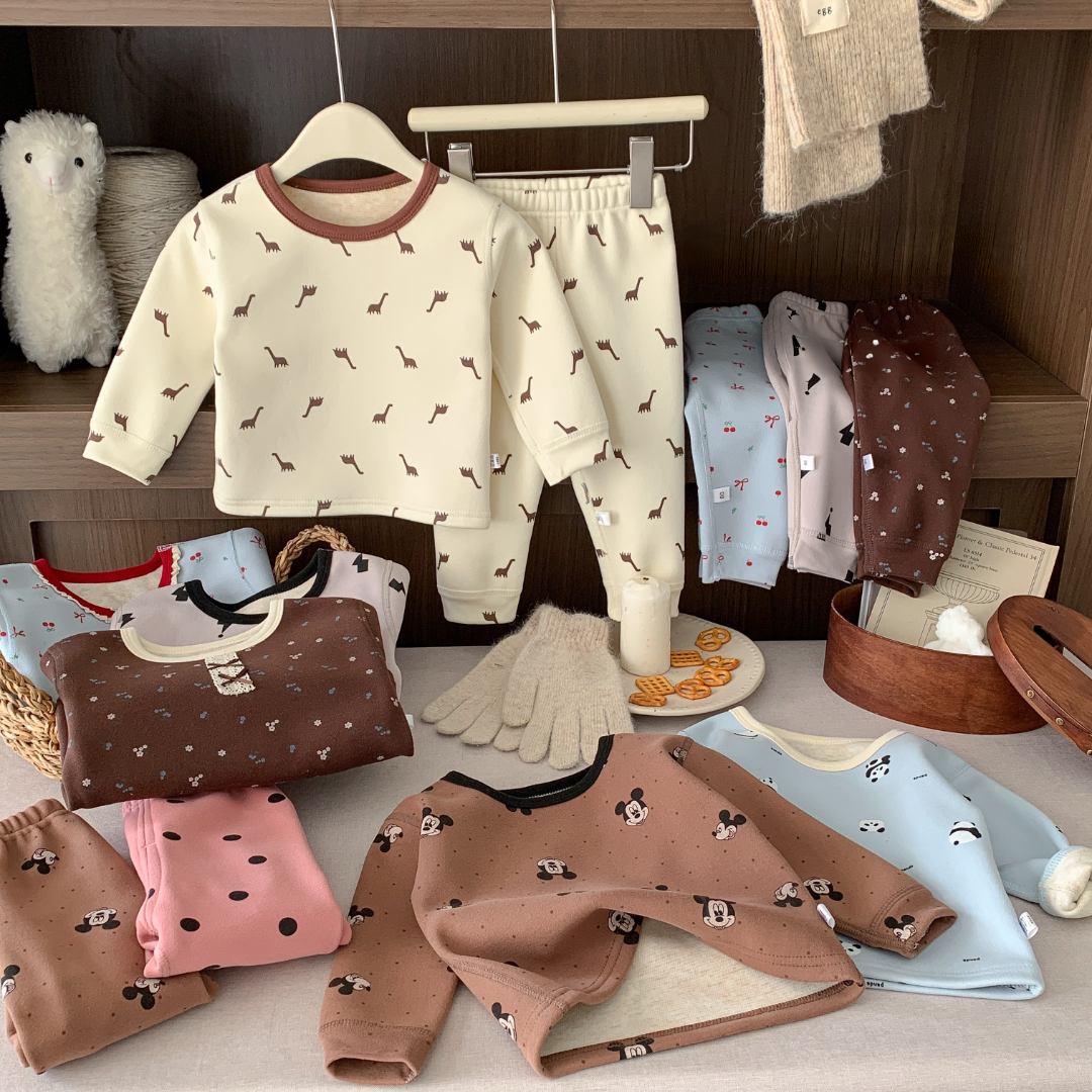 恒恒麻麻【580克】儿童冬季蚕丝羊毛高定加厚A类无骨男女宝宝家居服