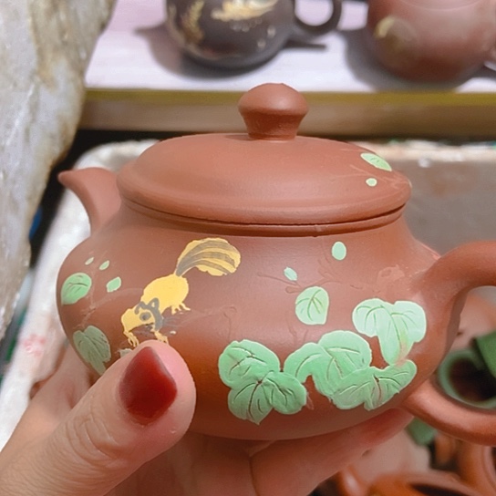 全手工，半手工制作宜兴紫砂壶