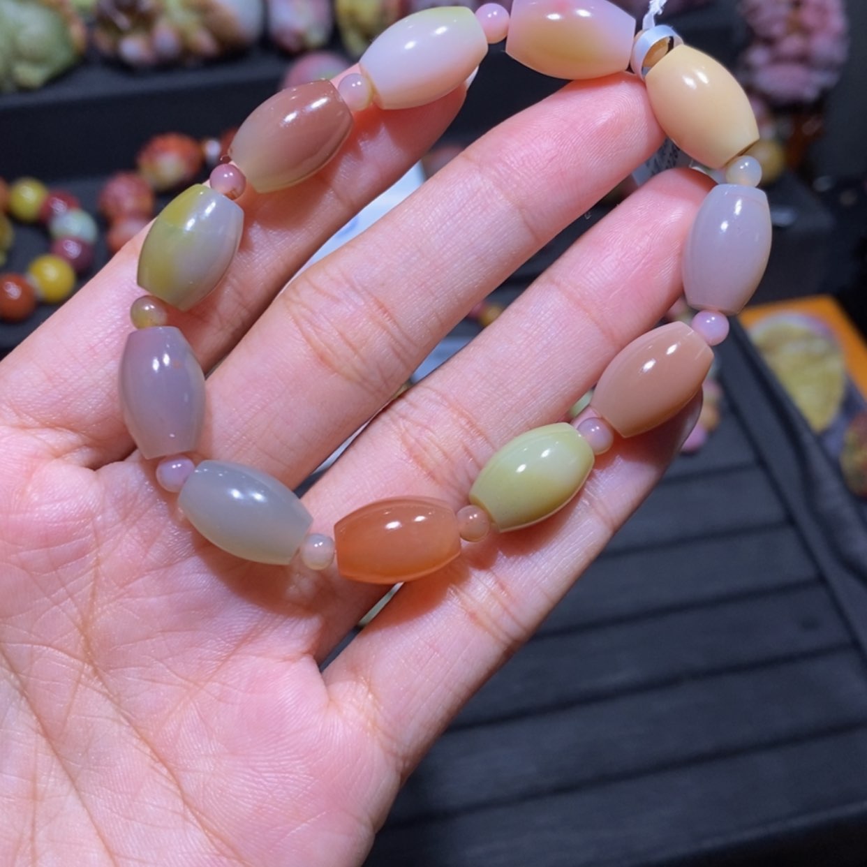 【闪购商品】玛瑙/玉髓手串未镶嵌盐源玛瑙