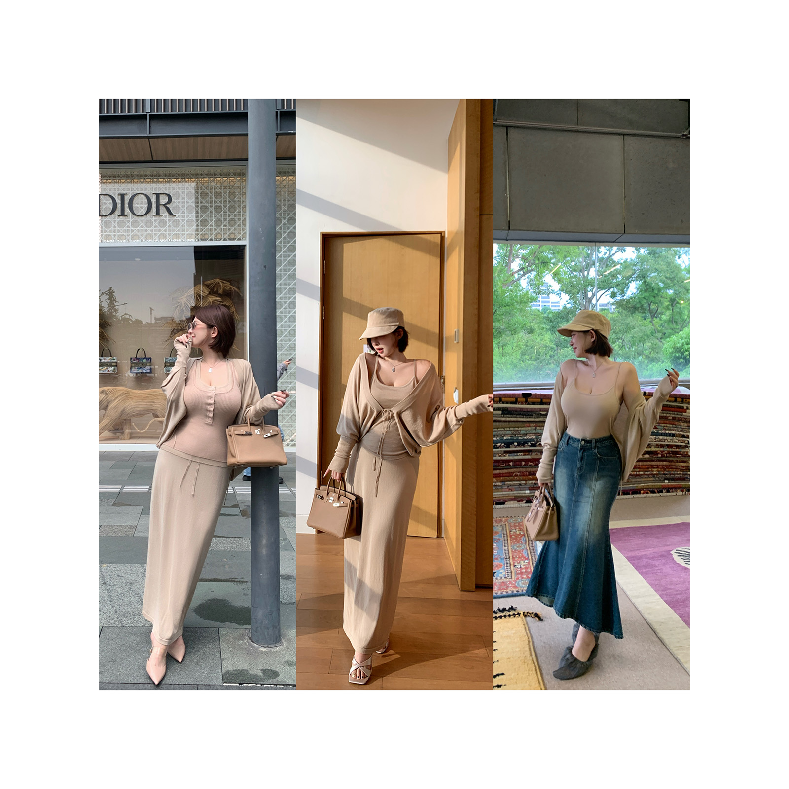 臻享万能3件套!【“复原蜜套装”·日常老钱松弛感】100 莱赛尔ZTAC411