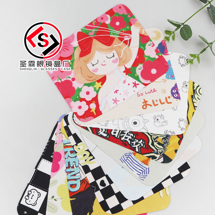 1000张卡通眼镜布可爱镜布针一纤维吸水柔软细腻眼镜擦拭屏幕手机