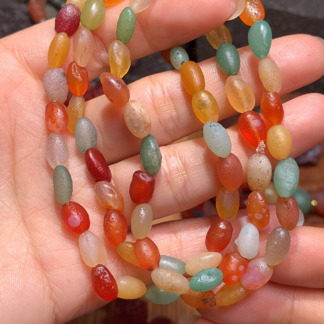 未镶嵌玛瑙/玉髓珠宝半成品