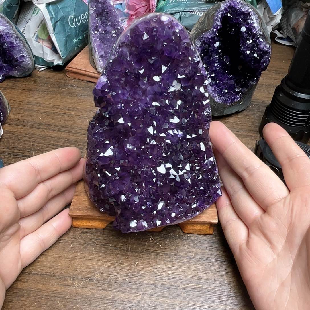 紫晶大型摆件（非配饰）未镶嵌遗***胖