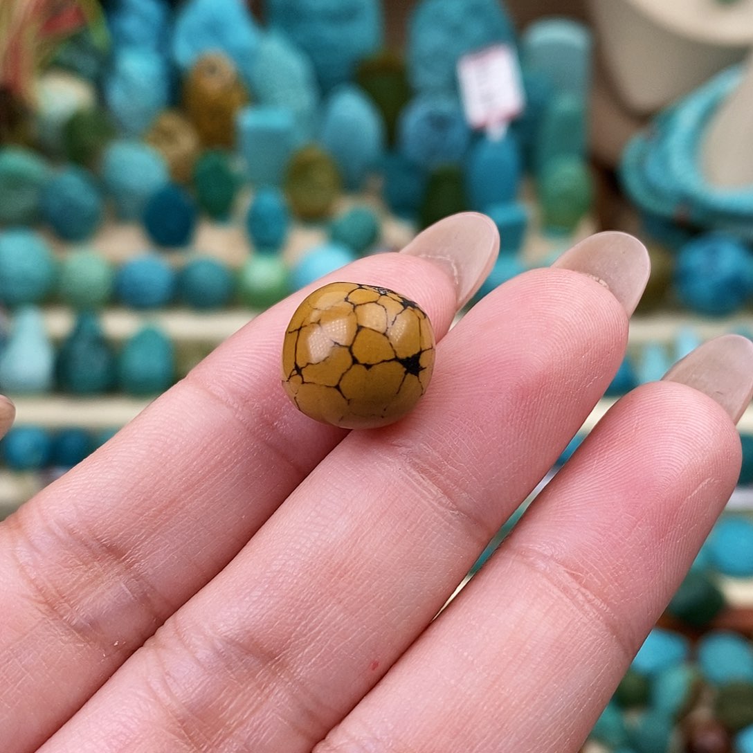 未镶嵌绿松石珠宝奇石困*