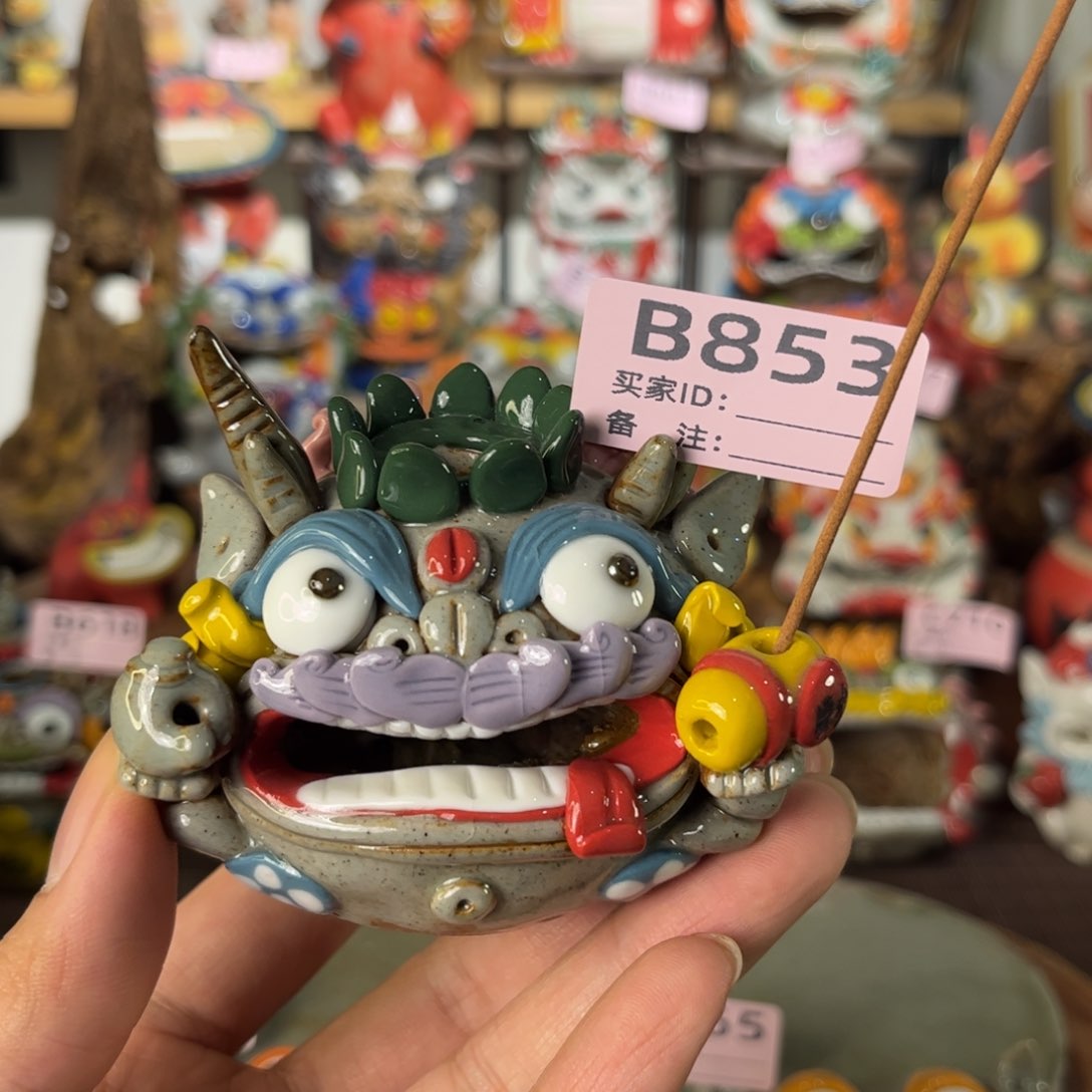 泥塑纯手工茶宠摆件