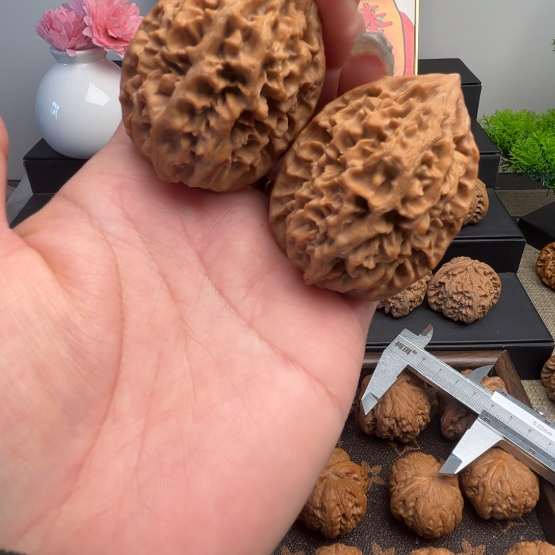 文玩核桃吊坠招财鼠40➕