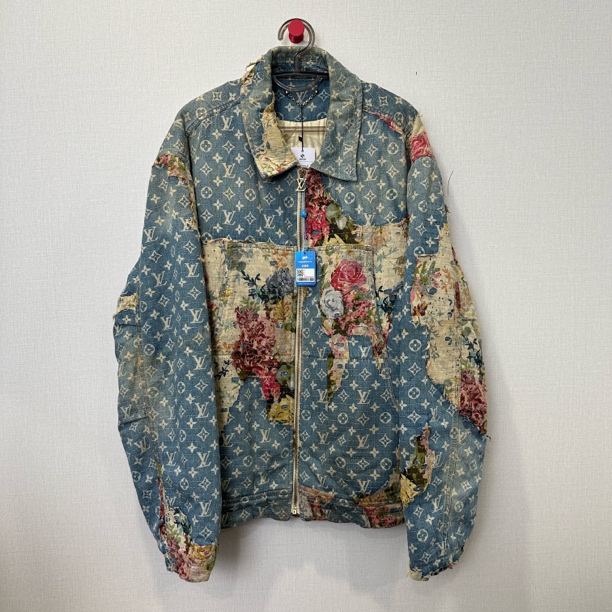 99新 LouisVuitton/路易威登 花卉糜烂牛仔外套/尺码54/编号11771