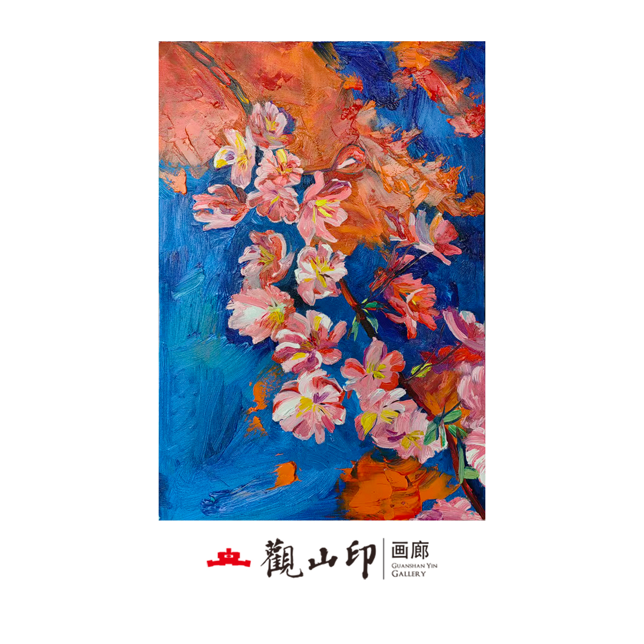 WRL原创手绘风景油画40x60cm意式轻奢风餐厅沙发背景挂画1320
