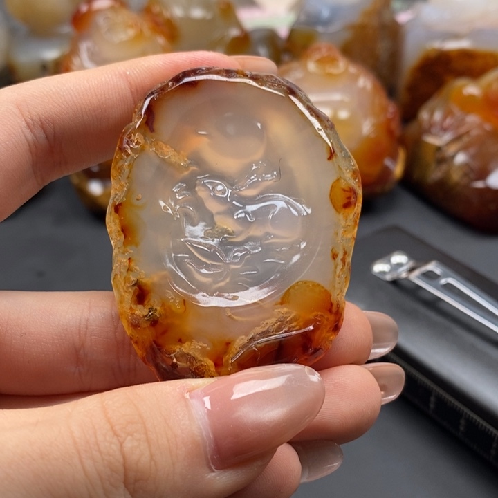 玛瑙/玉髓未镶嵌颈饰