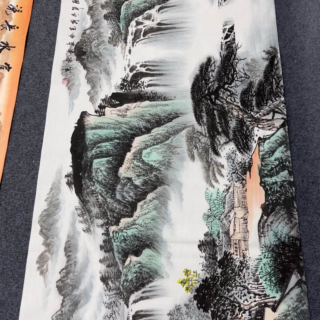 国画国画老师手绘作品
