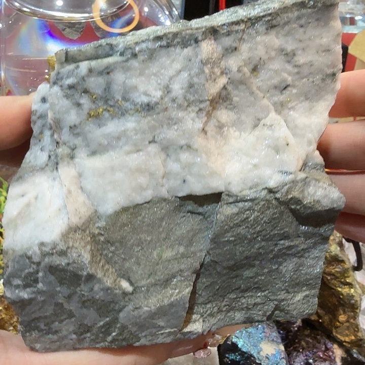 叶727g聚金阁天然明金矿