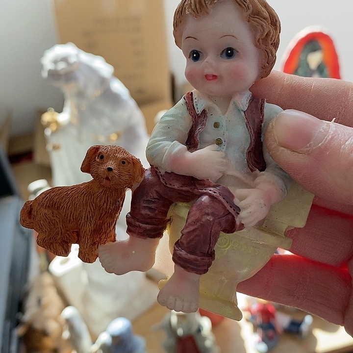 摆件一****田陶瓷树脂家居摆件