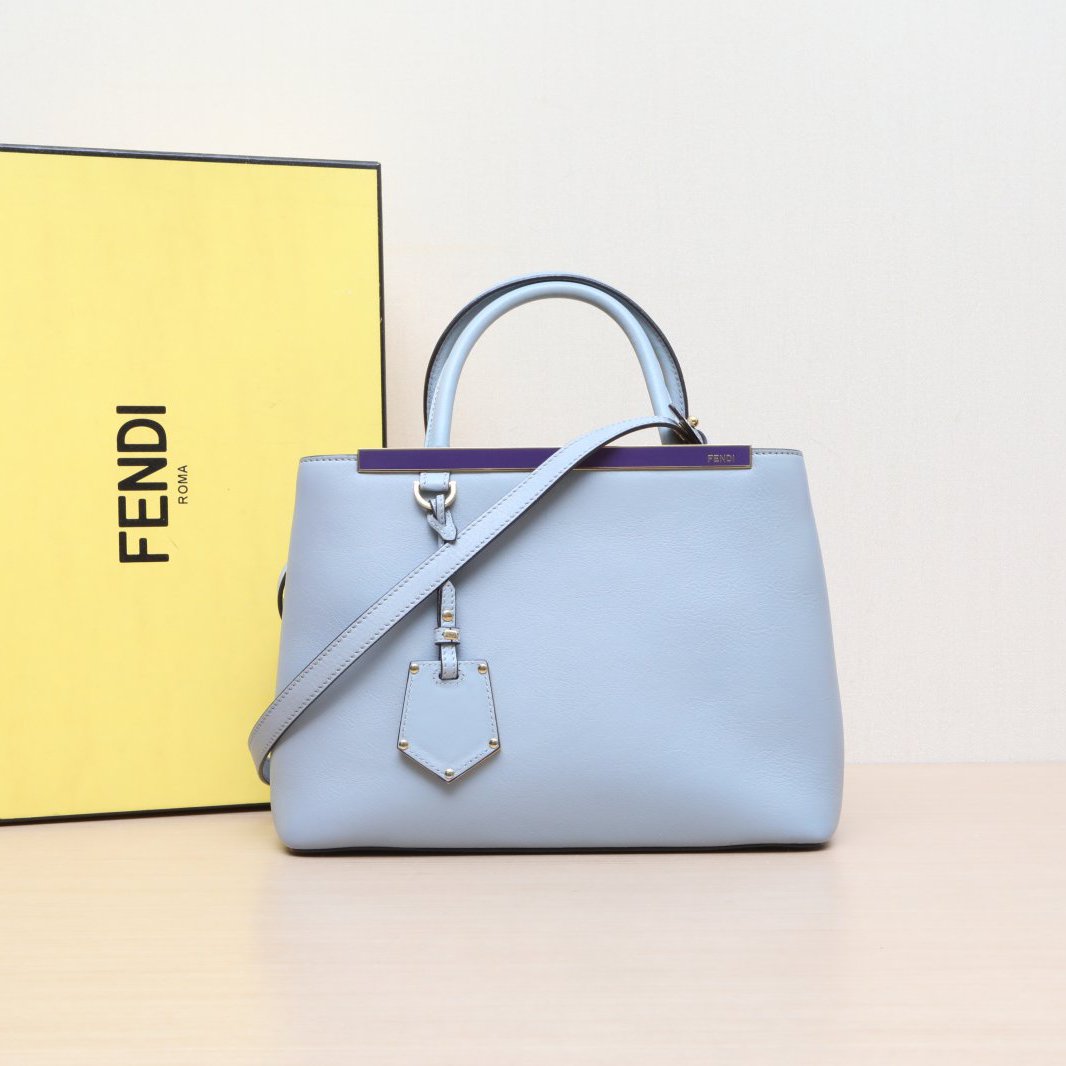 99新 FENDI/芬迪 单肩包 小号 蓝色 P215052878