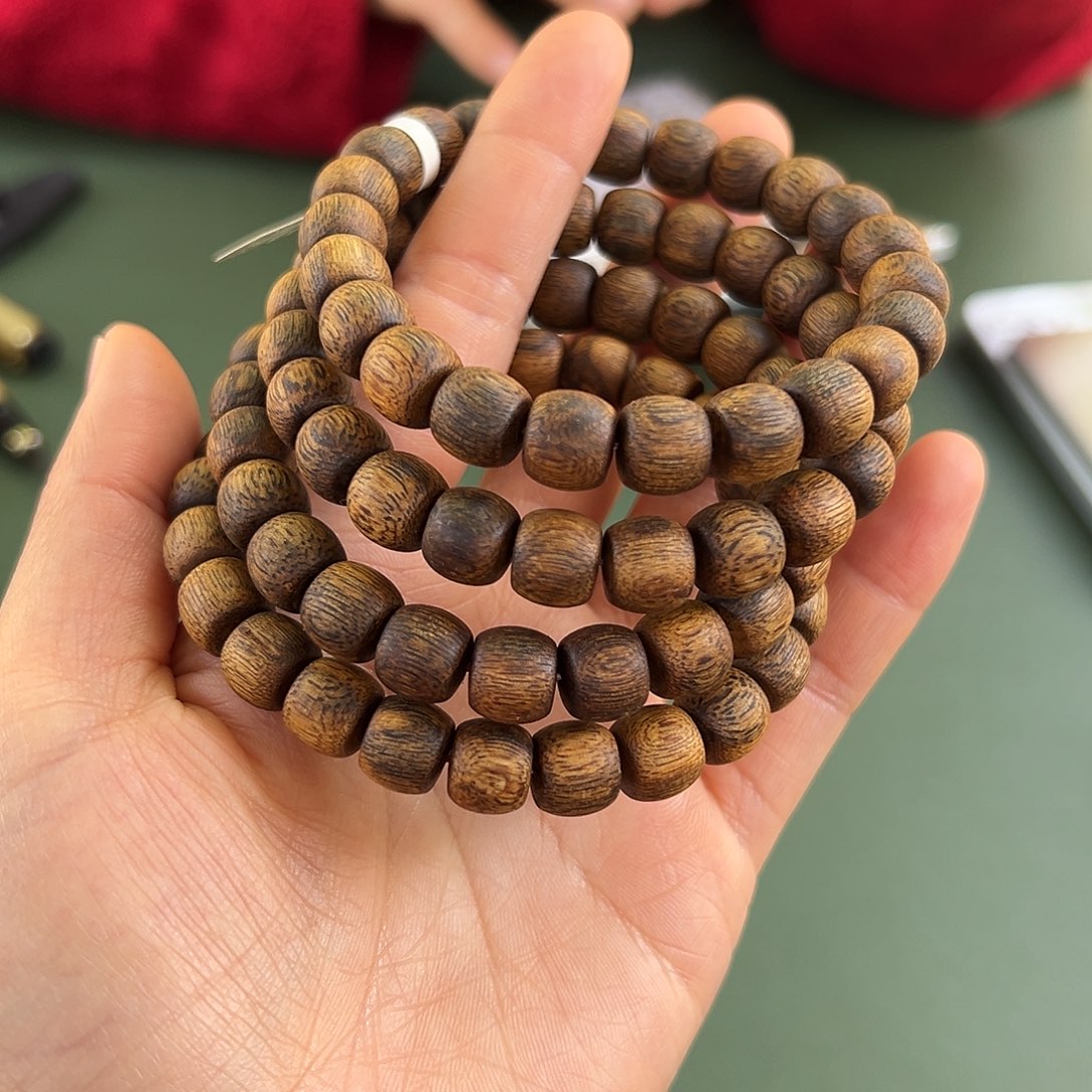 沉香手串乌身7克0.9多样性发一条