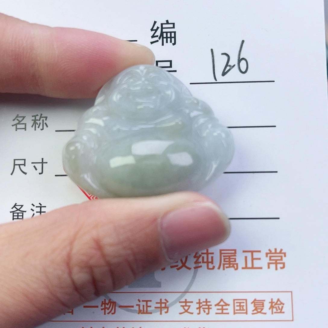 翡翠颈饰未镶嵌佛公