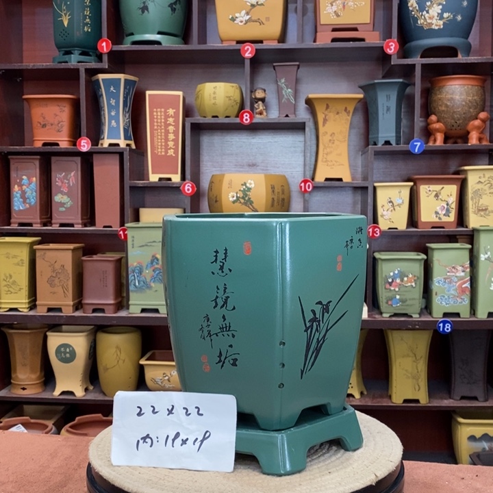 紫砂花盆紫砂花盆