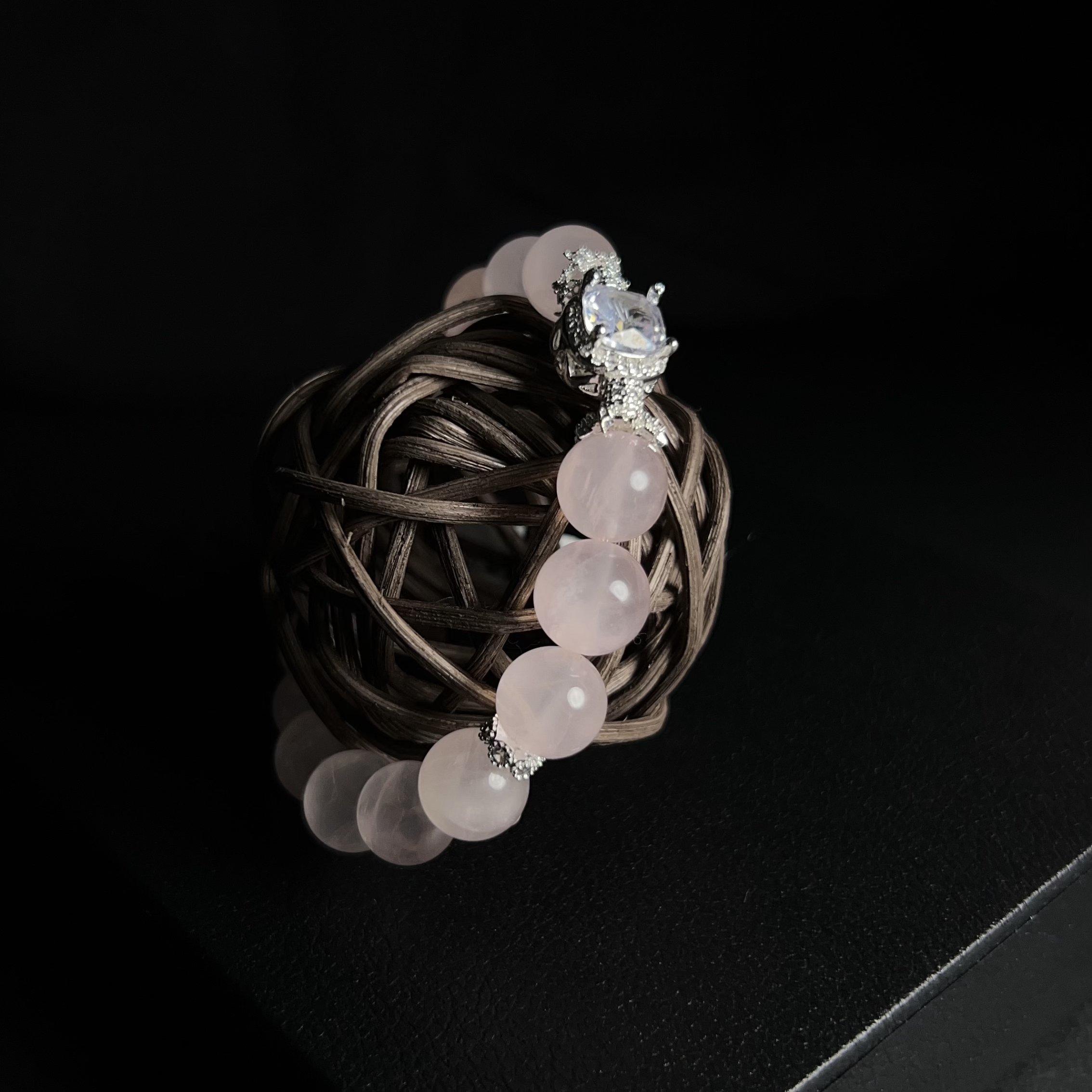 马达加斯加粉水晶果洞粉魔盒设计款