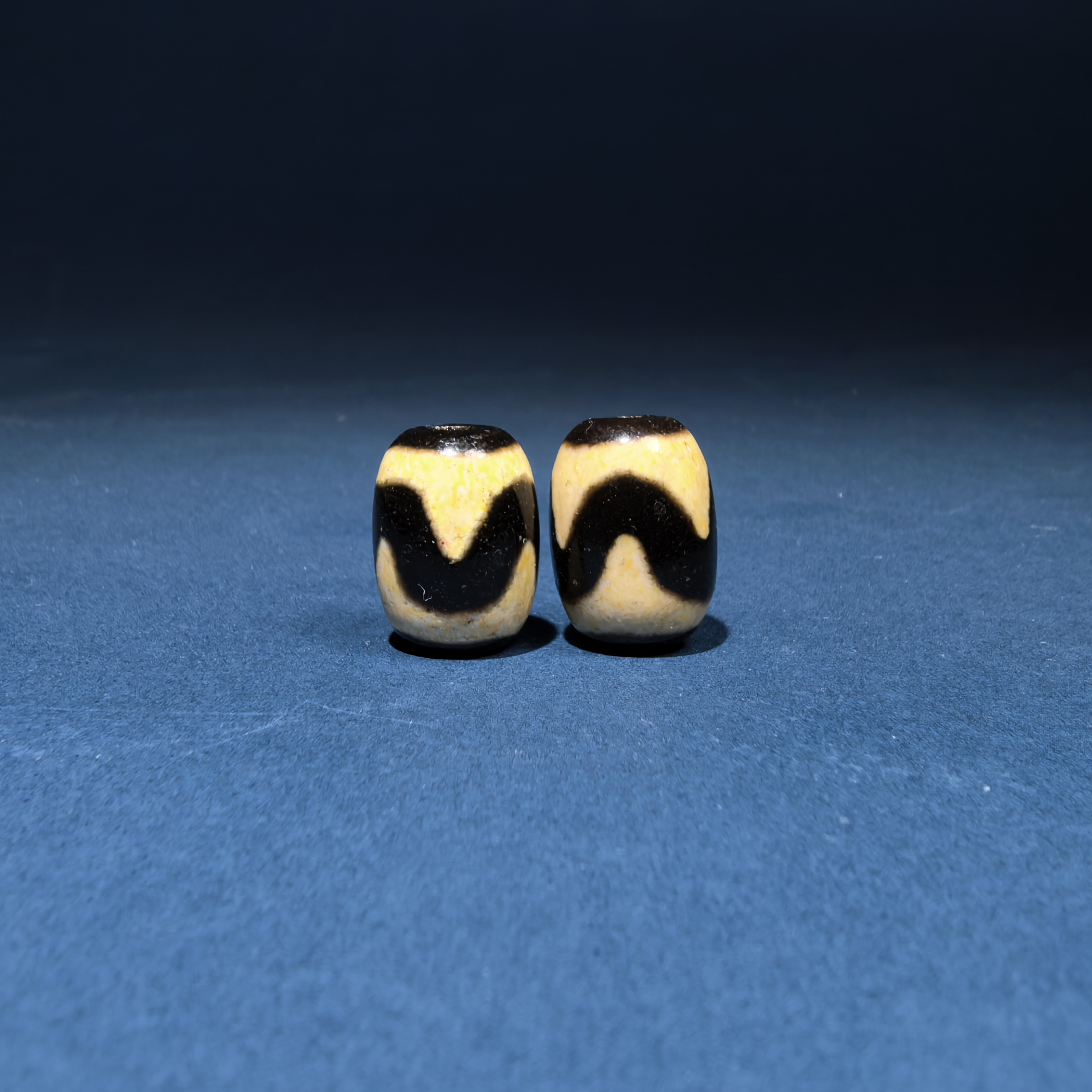 吉寳 天珠配饰型一工艺玛瑙对珠 