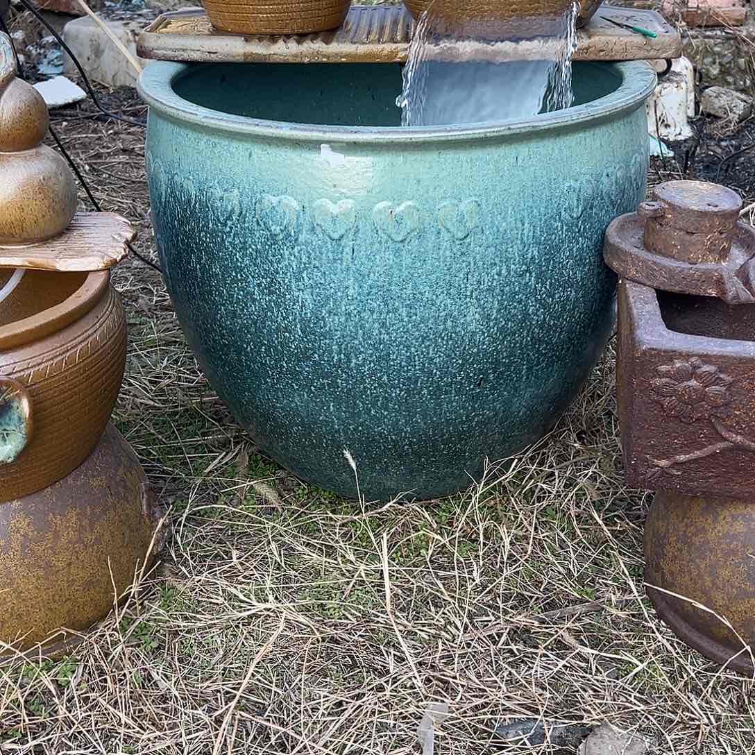 紫砂花盆48/55一个缸子