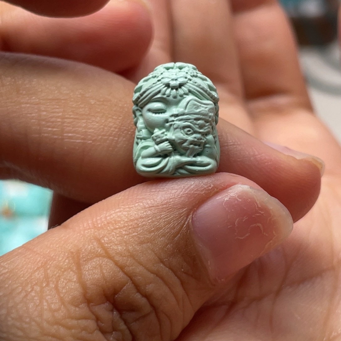 未镶嵌绿松石714绿松石