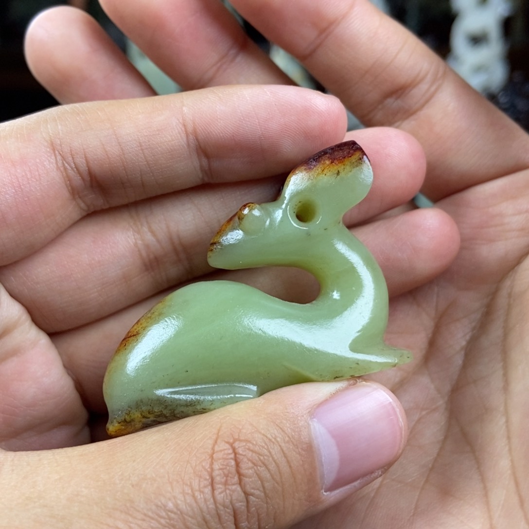 和田玉把件未镶嵌