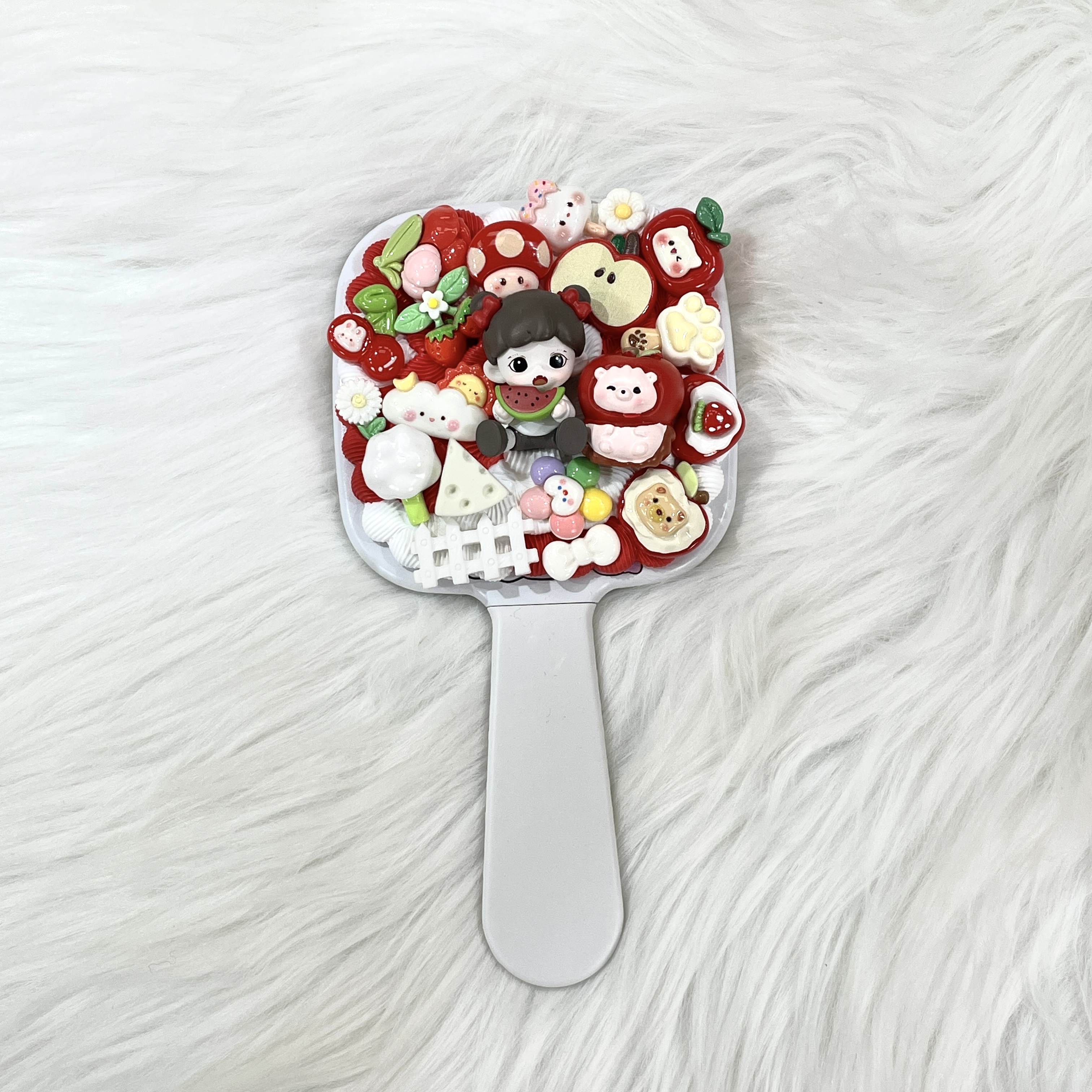 【主播现拆】饭团手工奶油胶手持镜