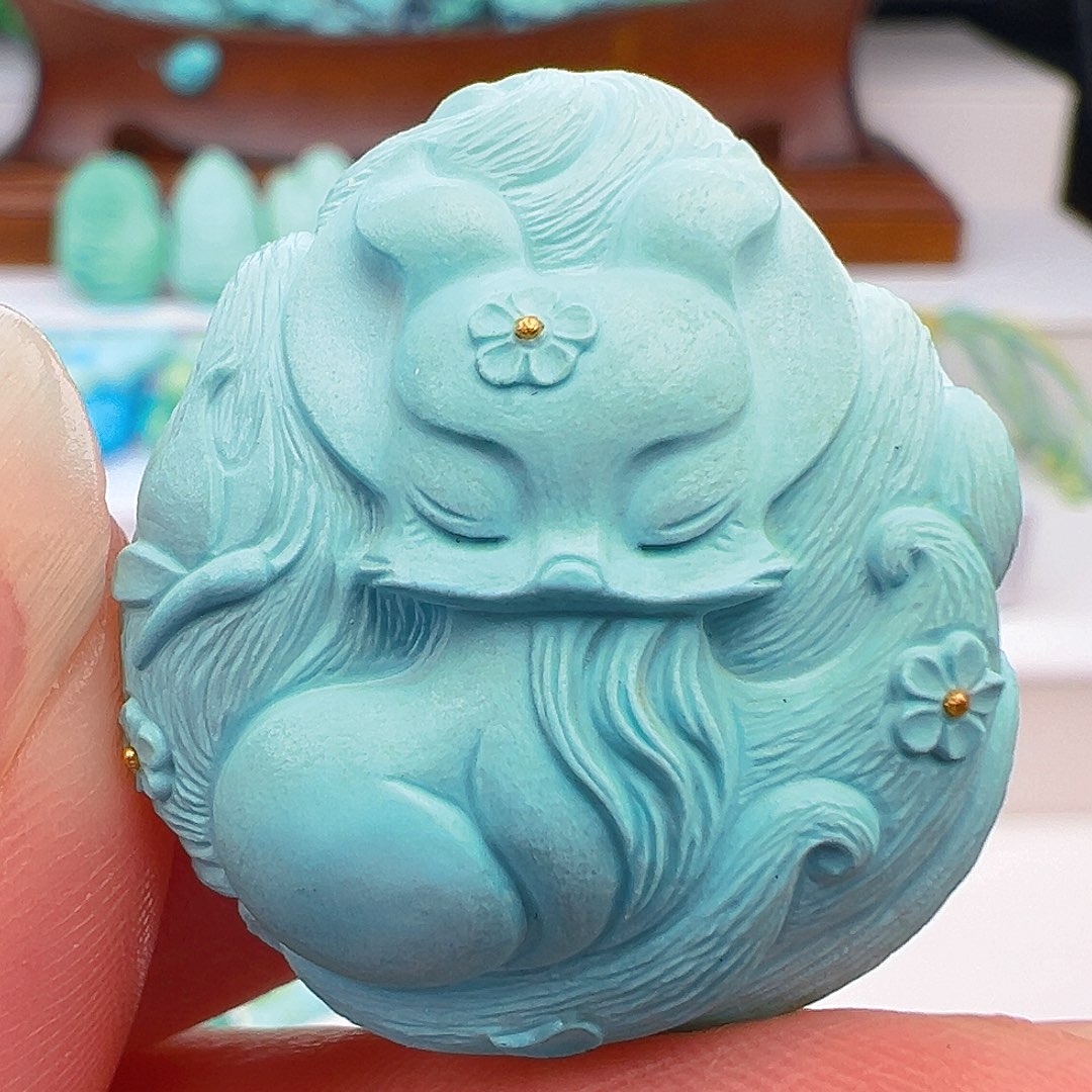 未镶嵌绿松石项链