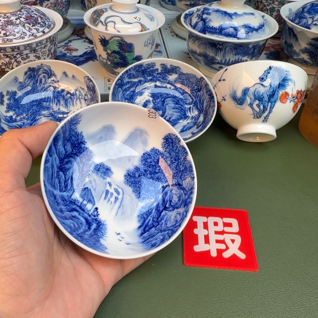 陶纯手工纯手绘茶具303