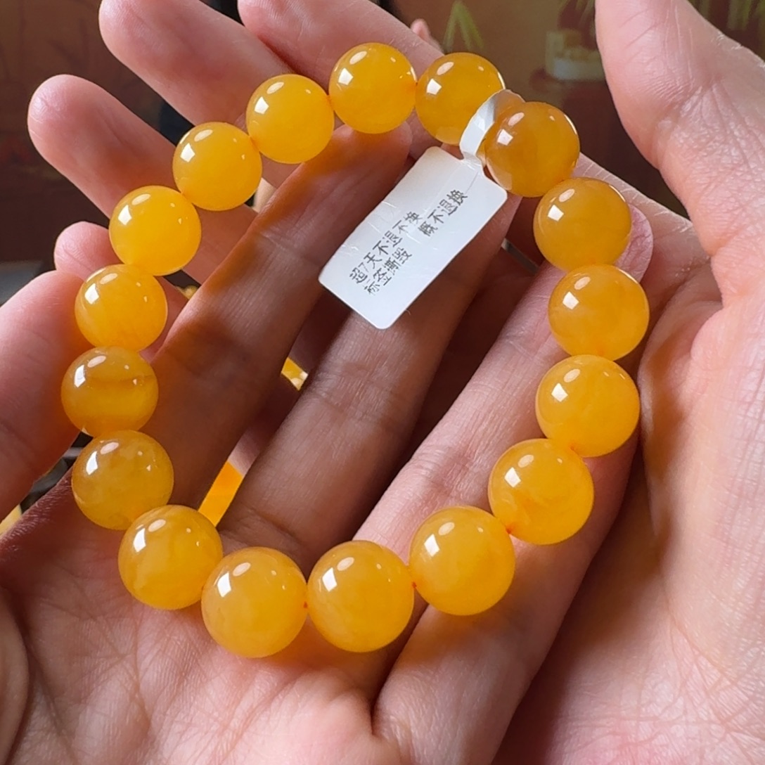 蜜蜡未镶嵌毛衣链