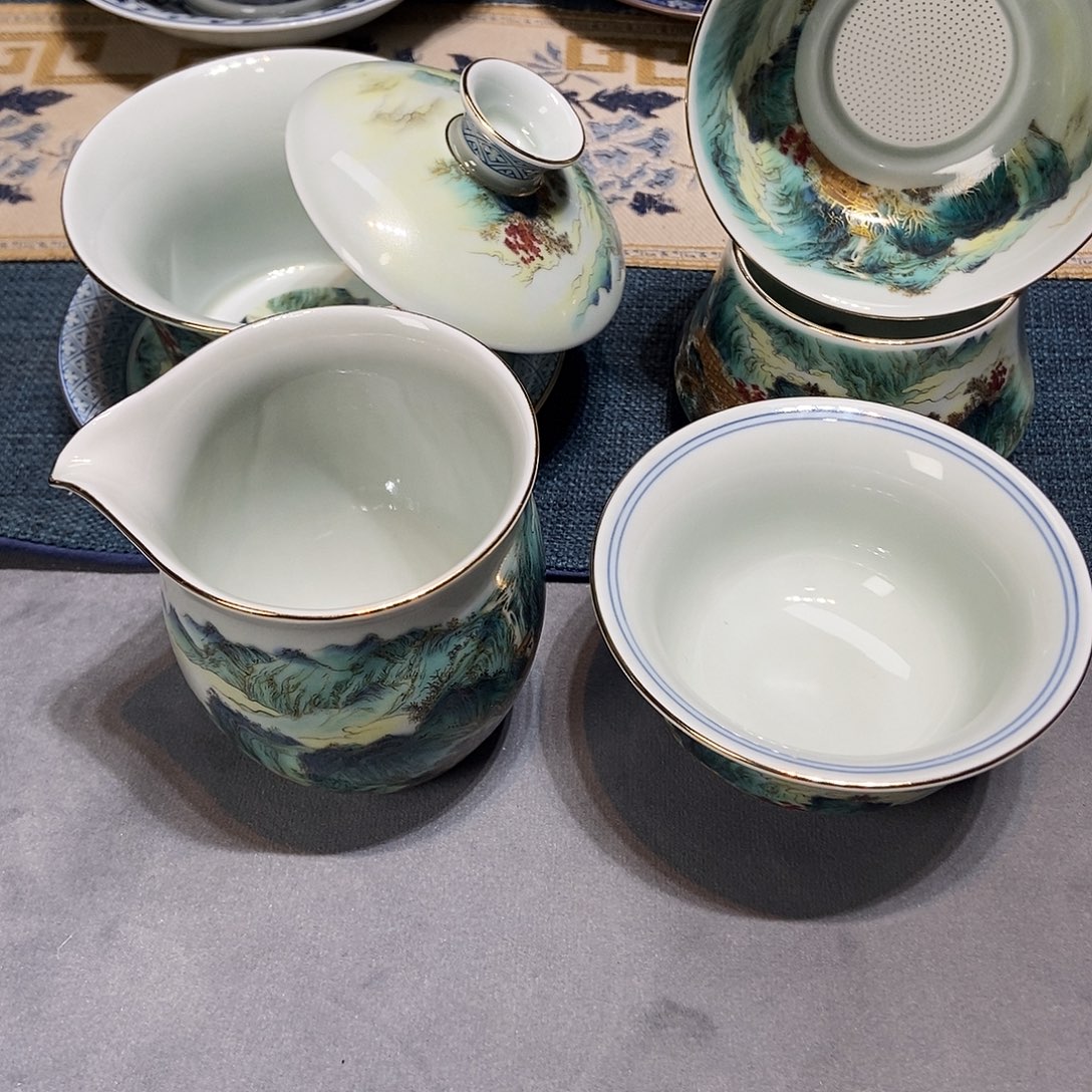 陶简装家用陶瓷茶具