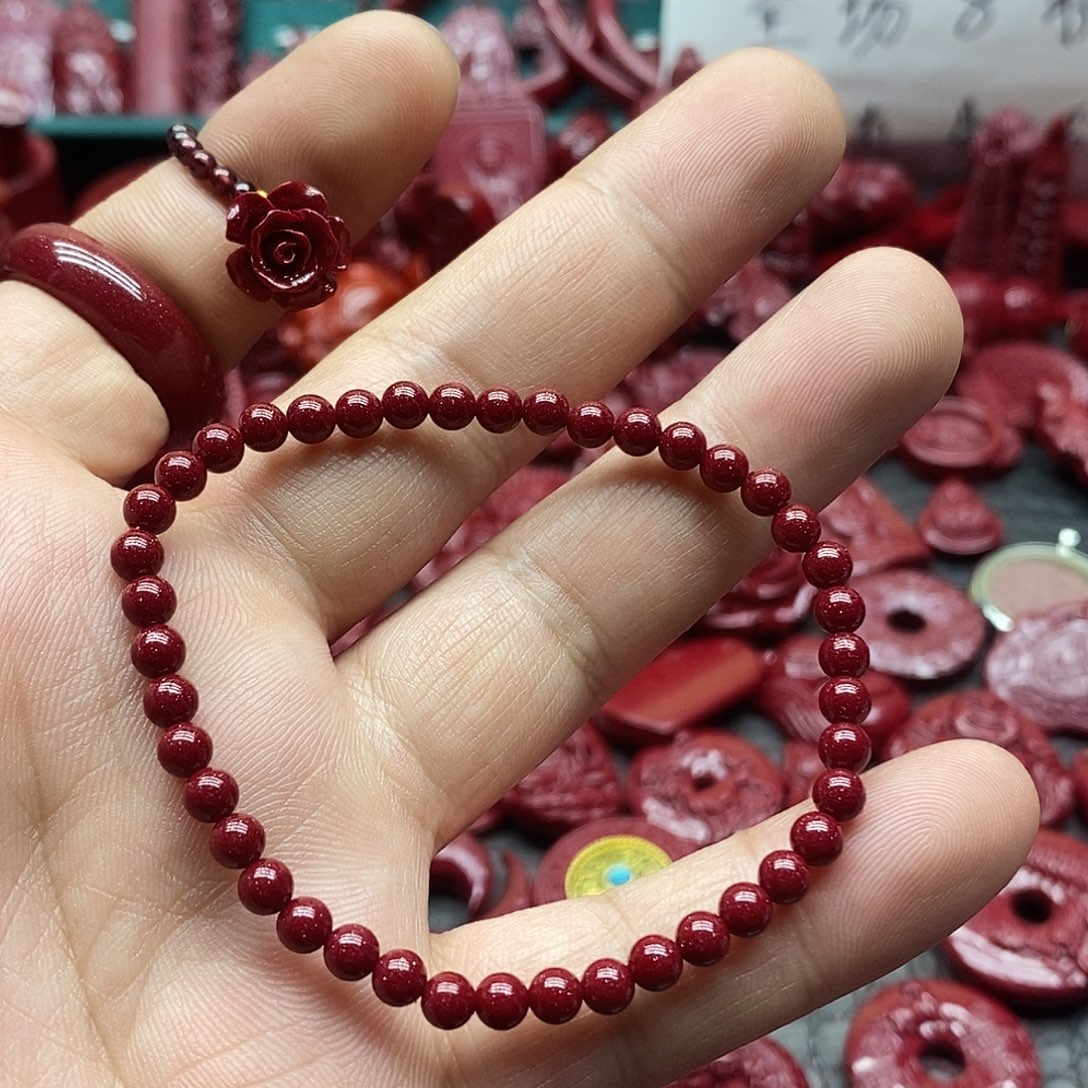 天然辰砂朱砂手串