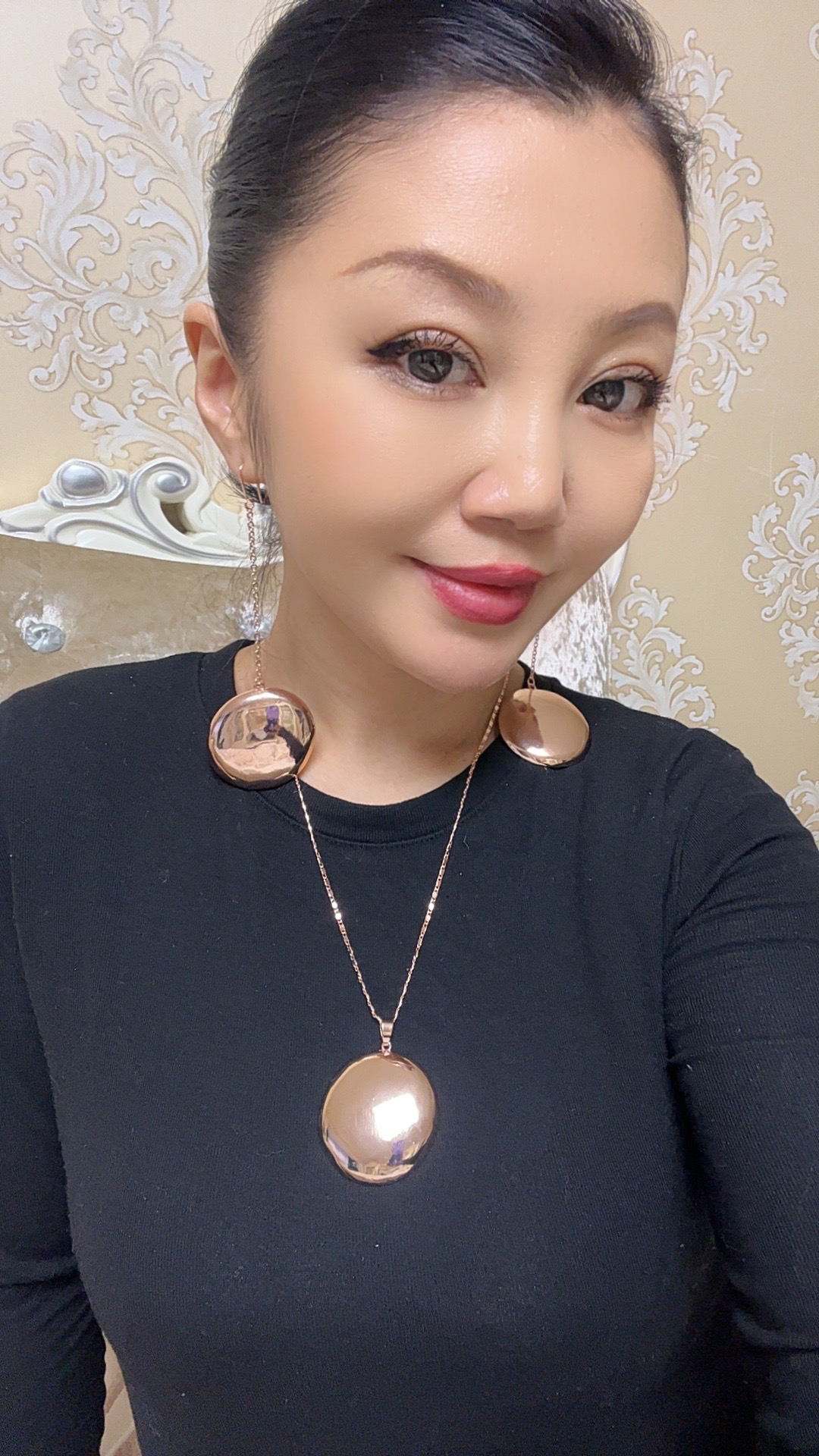 合金吊坠 合金 高保色两件套