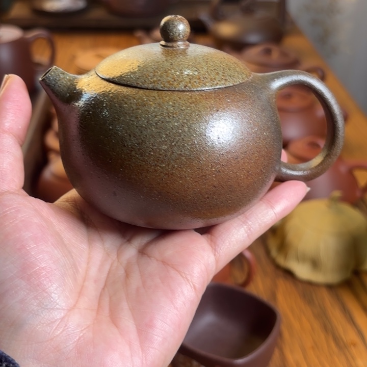 紫砂半手工柴烧西施200c