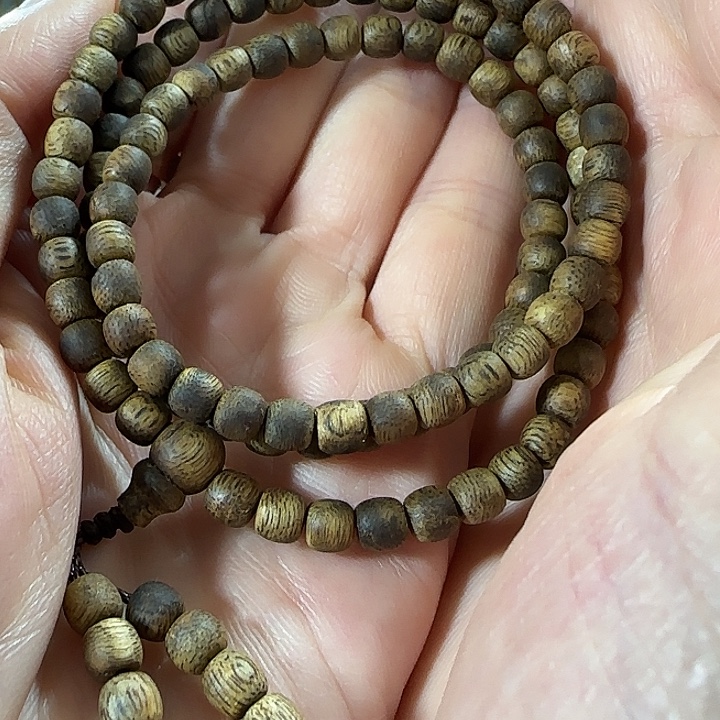 手串沉香绿奇楠沉香鼓珠多圈108颗珠子05手串