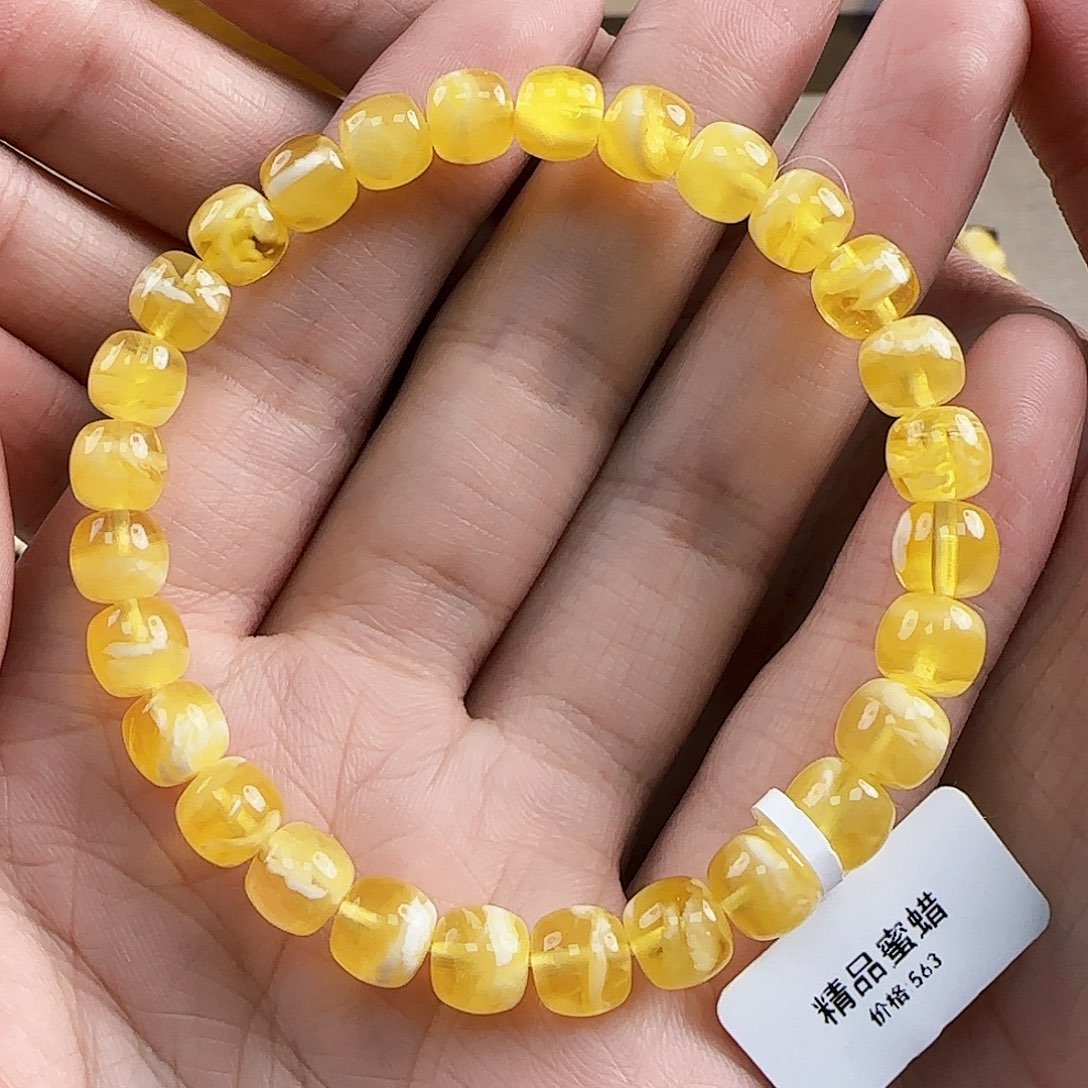 琥珀裸石未镶嵌蜜蜡