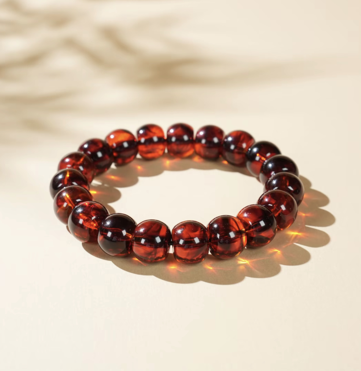 （正品保障）血药珀满血紫杉醇老型珠手串