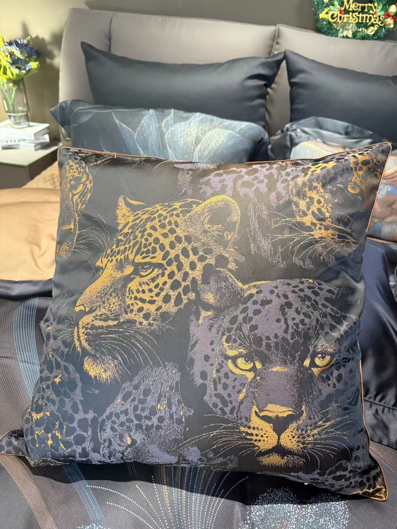 豹富漫漫星河同款大靠枕60*60cm一对含芯