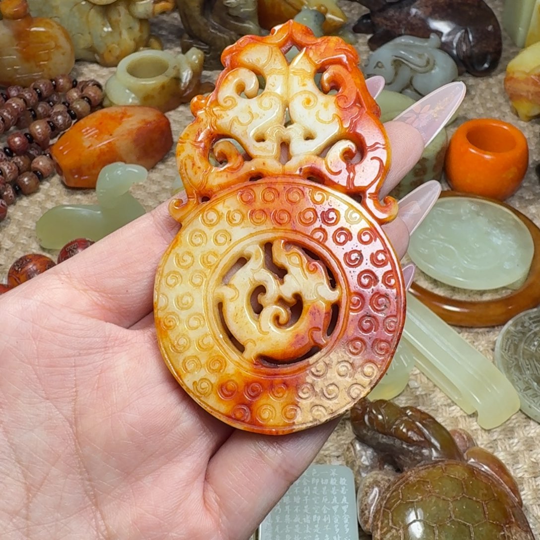 白玉菩提吊坠挂件