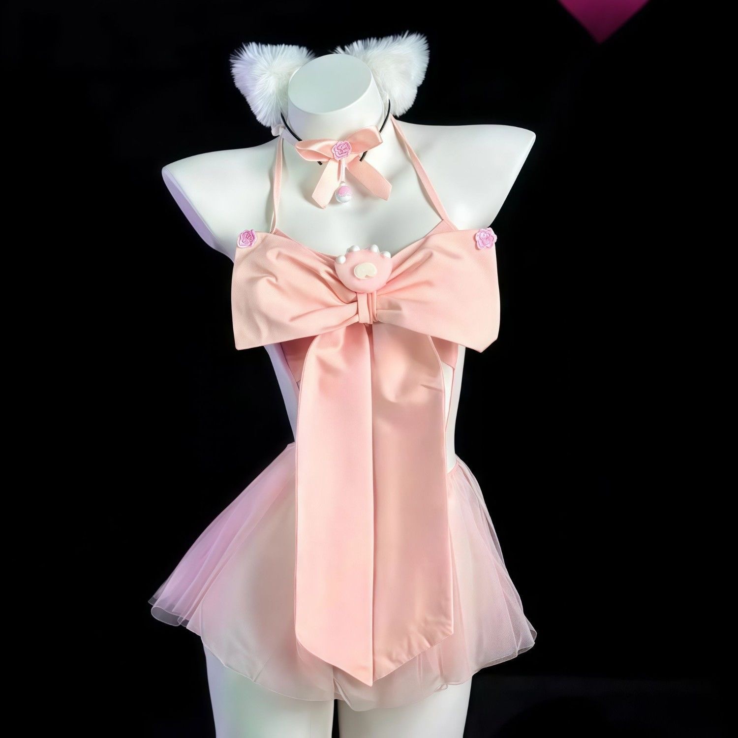 轻奢可爱性感千金风睡衣睡裙