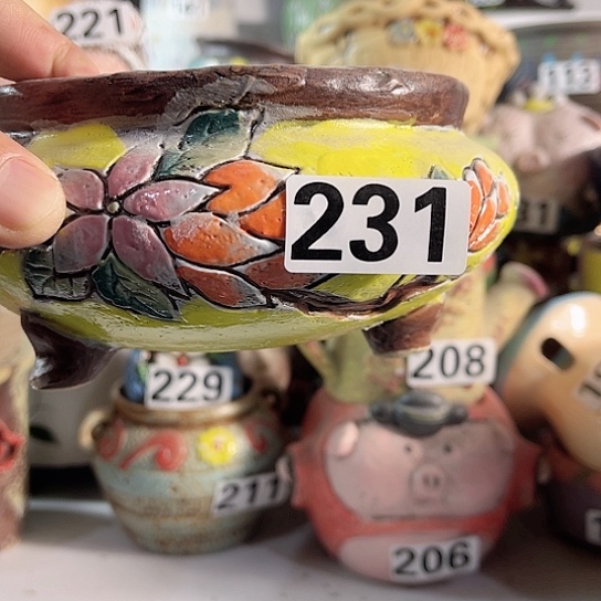 红陶多肉植物花盆