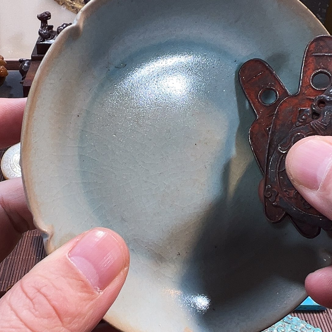 大***简瓷片五大名窑瓷器摆件瓷片