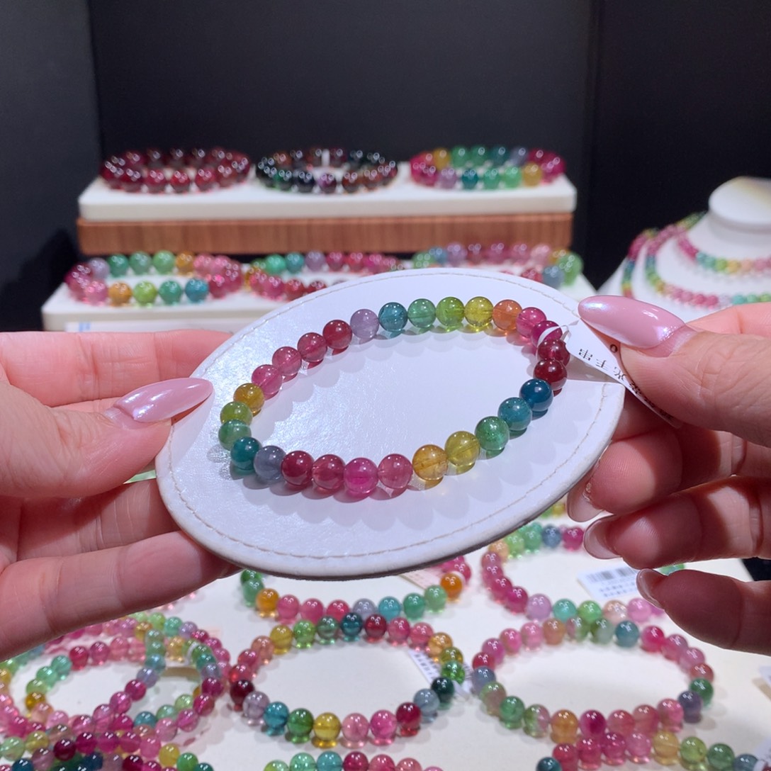 手绳碧玺未镶嵌碧玺