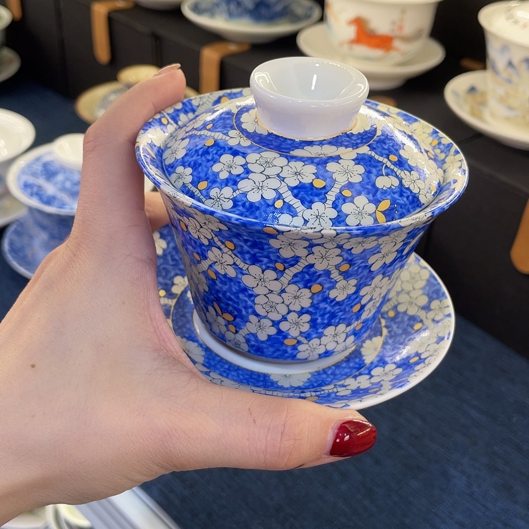 陶景德陶瓷盖碗茶具