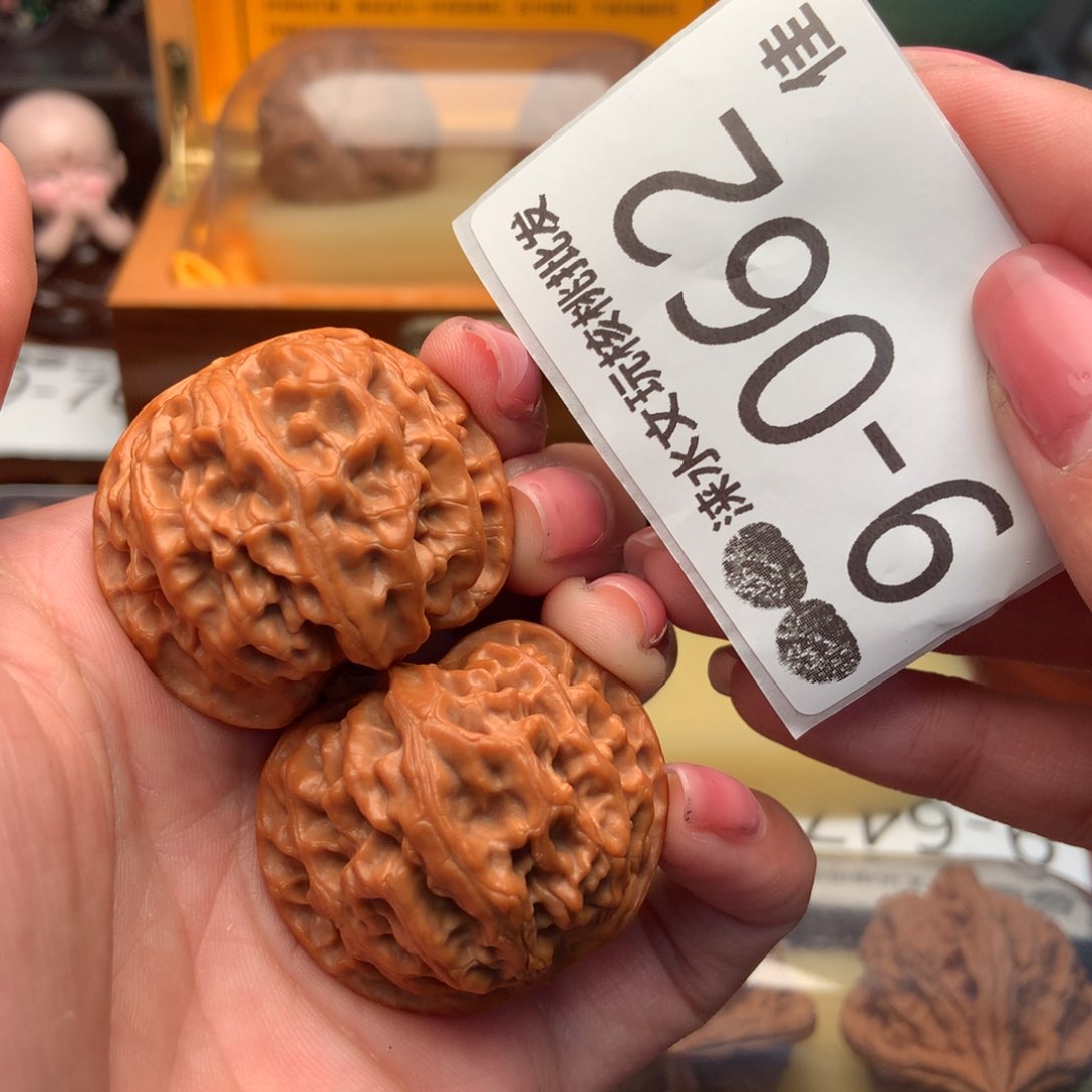 文玩核桃把件38苹果