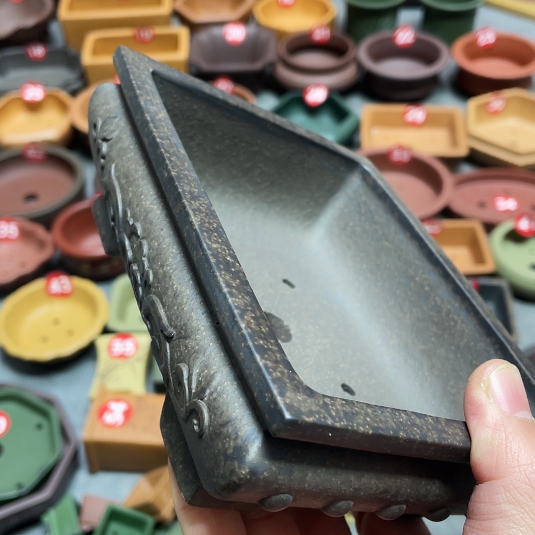 紫砂小盆14*11*3.5