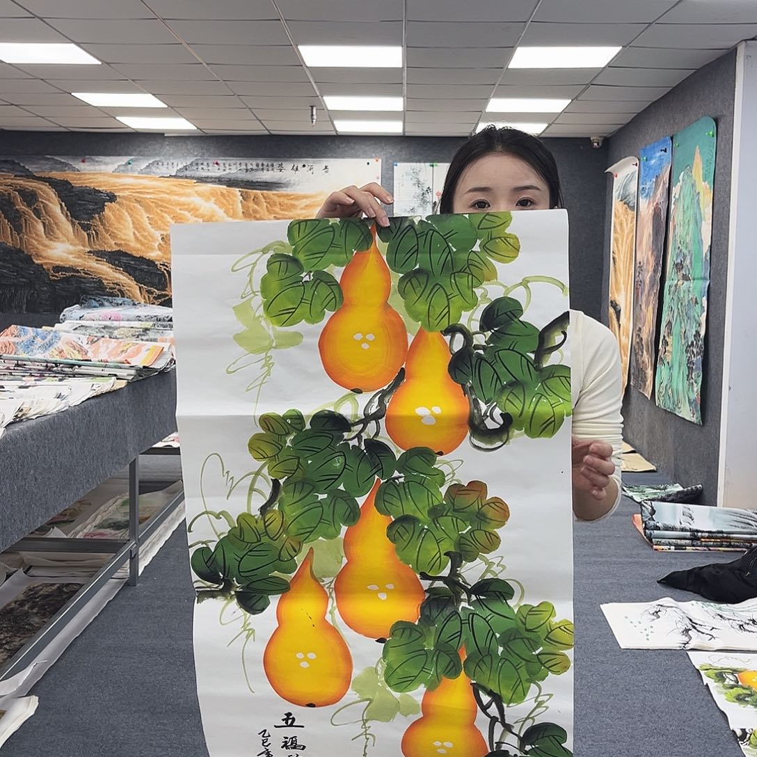 国画作品全场放漏