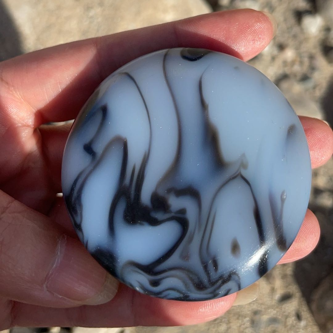 天然新疆青花吊坠